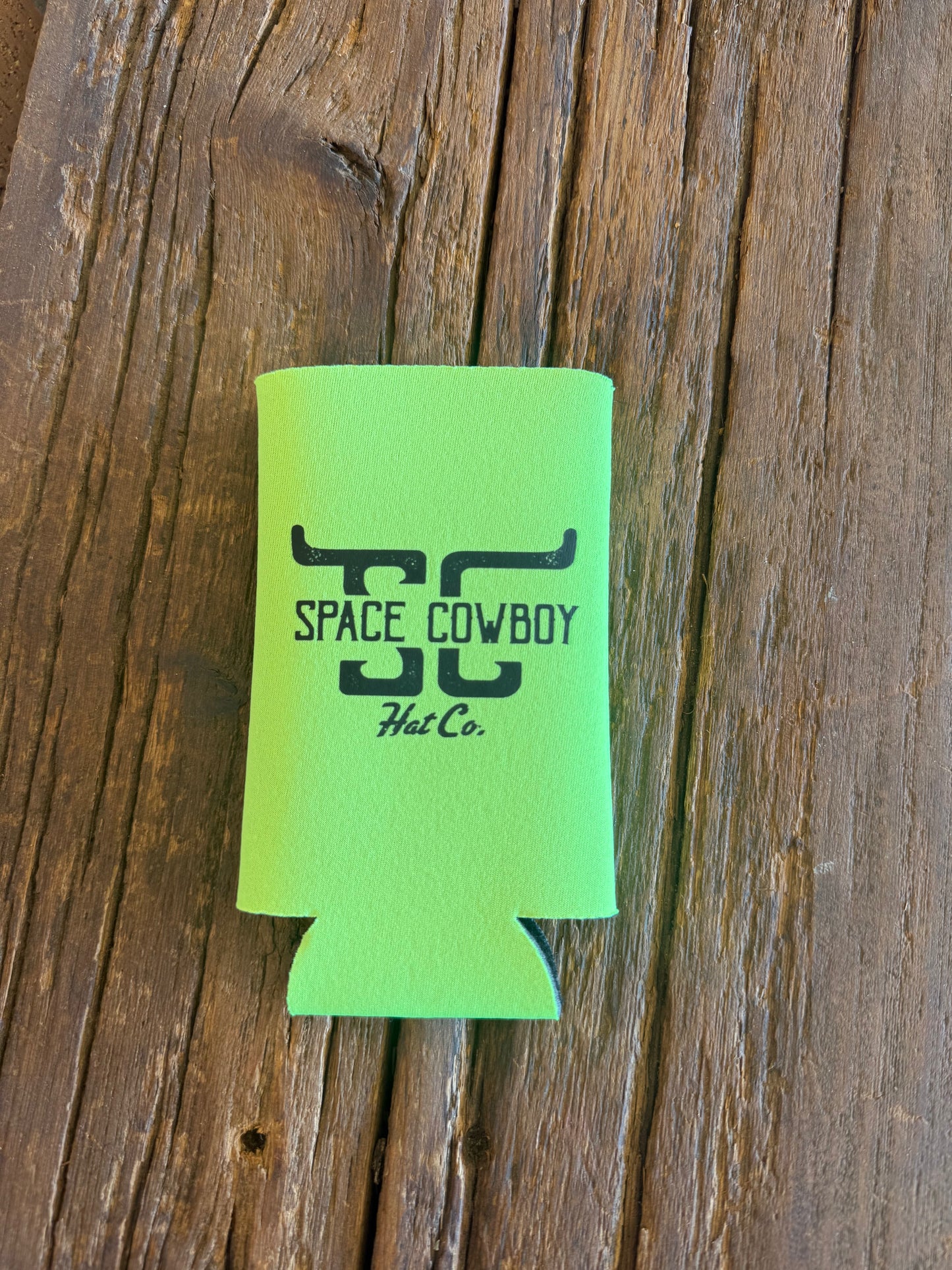 Neon Green 12 oz. tall can koozie