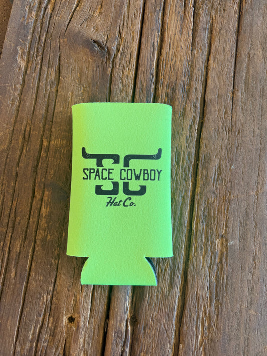 Neon Green 12 oz. tall can koozie
